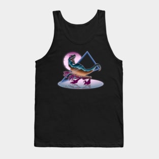 Synthwave Metallic Raptor Tank Top